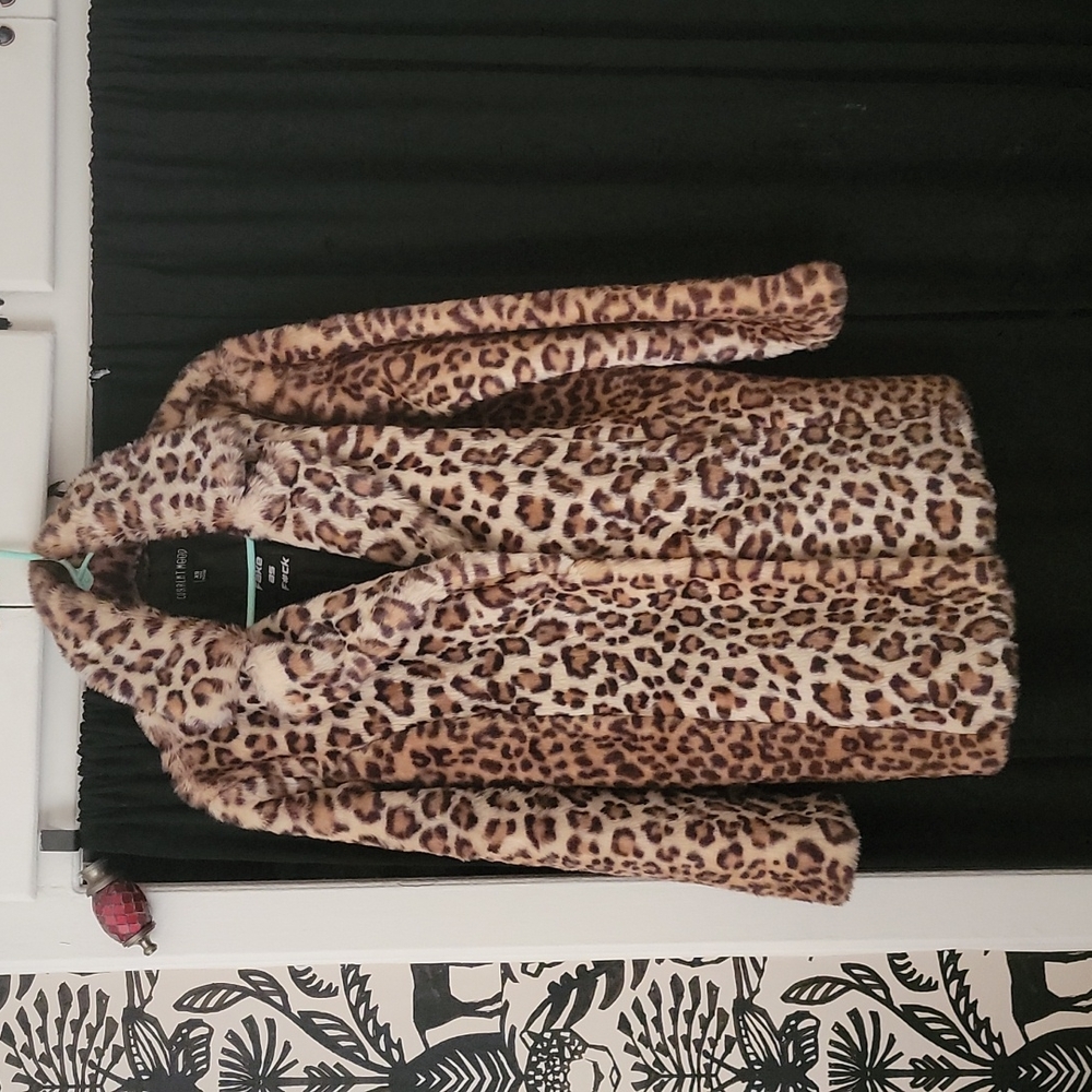 Leopard women's jacket coat